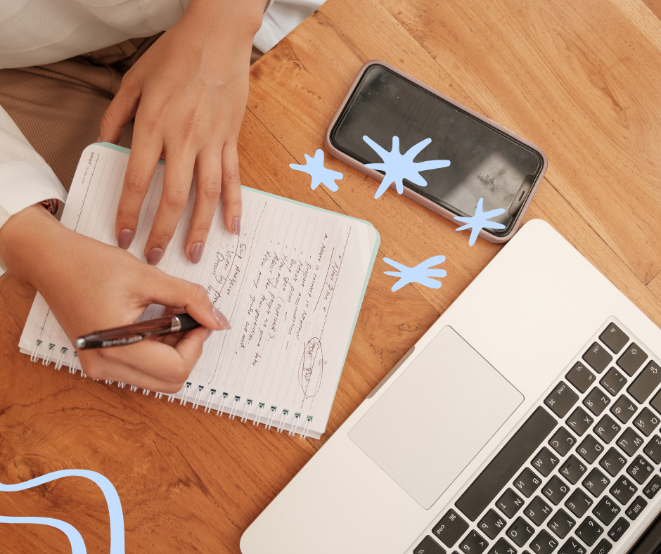 med spa practice manager and owner sitting at desk going through the Growth99 med spa marketing budget exercise