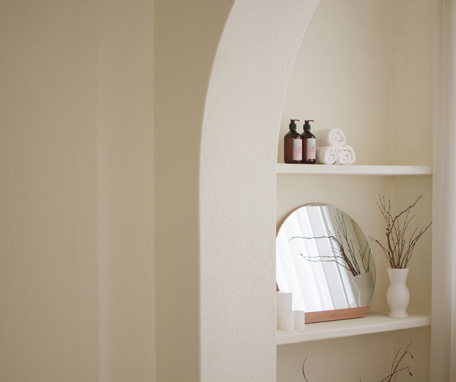 tan muted shelf of med spa featured area of practice